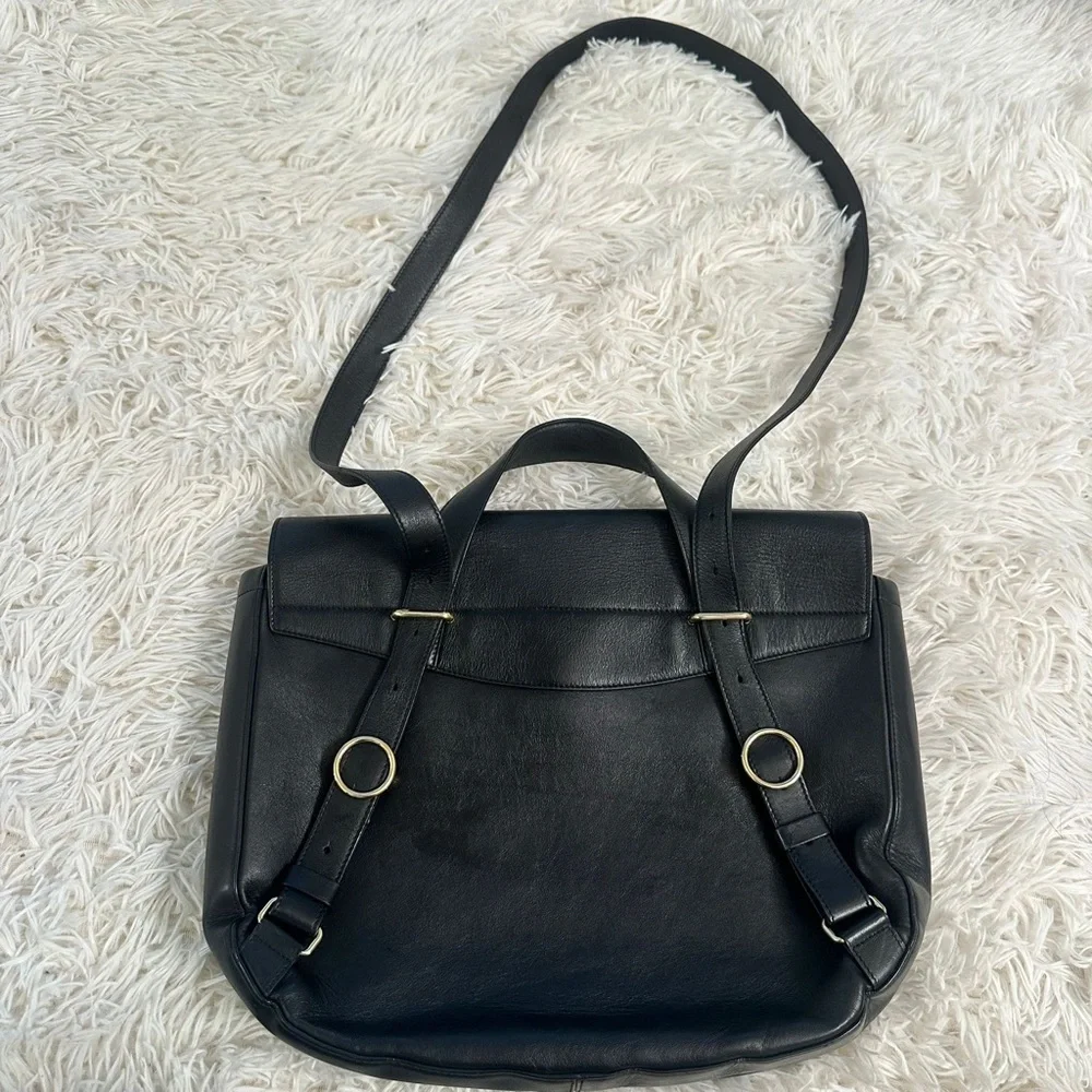 Cuyana Convertible Satchel-15 inch Backpack/Satchel bag in black